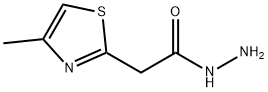 2-(4-methyl-1,3-thiazol-2-yl)acetohydrazide(SALTDATA: FREE) 结构式