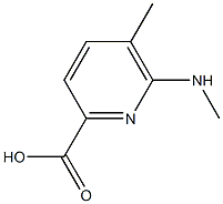 2-Pyridinecarboxylicacid,5-methyl-6-(methylamino)-(9CI) 结构式