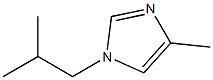 1H-Imidazole,4-methyl-1-(2-methylpropyl)-(9CI) 结构式