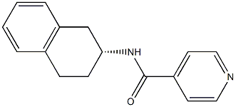 4-Pyridinecarboxamide,N-[(2R)-1,2,3,4-tetrahydro-2-naphthalenyl]-(9CI) 结构式