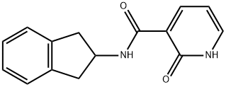 3-Pyridinecarboxamide,N-(2,3-dihydro-1H-inden-2-yl)-1,2-dihydro-2-oxo-(9CI) 结构式