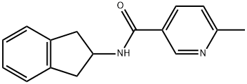 3-Pyridinecarboxamide,N-(2,3-dihydro-1H-inden-2-yl)-6-methyl-(9CI) 结构式