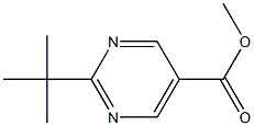 methyl 2-tert-butylpyrimidine-5-carboxylate 结构式