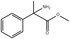 2-氨基-2-苯基丙酸甲酯 结构式