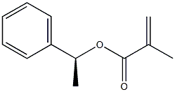 Methacrylic acid (S)-α-methylbenzyl ester 结构式