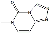 1,2,4-Triazolo[4,3-c]pyrimidin-5(6H)-one,6-methyl-(9CI) 结构式