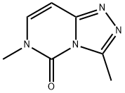 1,2,4-Triazolo[4,3-c]pyrimidin-5(6H)-one,3,6-dimethyl-(9CI) 结构式