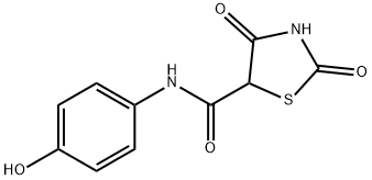 5-Thiazolidinecarboxamide,N-(4-hydroxyphenyl)-2,4-dioxo-(9CI) 结构式