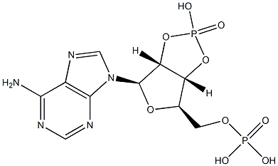 adenosine 2',3'-cyclic phosphate 5'-phosphate 结构式
