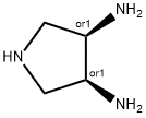 3,4-Pyrrolidinediamine,(3R,4S)-rel-(9CI) 结构式