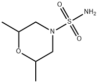 2,6-二甲基吗啉-4-磺酰胺 结构式