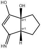 1,6a(3H)-Pentalenediol, 3a,4,5,6-tetrahydro-3-imino-, (3aR,6aS)-rel- (9CI) 结构式