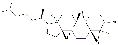 Lanostan-3β-ol 结构式