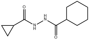 N'-(cyclopropylcarbonyl)cyclohexanecarbohydrazide 结构式