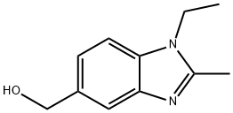 1H-Benzimidazole-5-methanol,1-ethyl-2-methyl-(9CI) 结构式