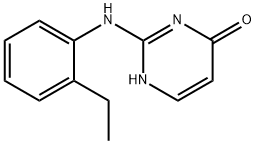 4(1H)-Pyrimidinone,2-[(2-ethylphenyl)amino]-(9CI) 结构式