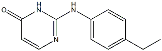 4(1H)-Pyrimidinone,2-[(4-ethylphenyl)amino]-(9CI) 结构式