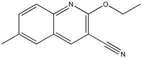 3-Quinolinecarbonitrile,2-ethoxy-6-methyl-(9CI) 结构式