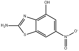 2-氨基-6-硝基苯并[D]噻唑-4-醇 结构式