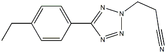 2H-Tetrazole-2-propanenitrile,5-(4-ethylphenyl)-(9CI) 结构式