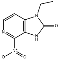2H-Imidazo[4,5-c]pyridin-2-one,1-ethyl-1,3-dihydro-4-nitro-(9CI) 结构式