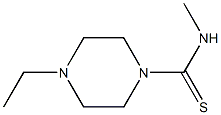 1-Piperazinecarbothioamide,4-ethyl-N-methyl-(9CI) 结构式