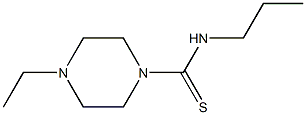 1-Piperazinecarbothioamide,4-ethyl-N-propyl-(9CI) 结构式