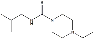 1-Piperazinecarbothioamide,4-ethyl-N-(2-methylpropyl)-(9CI) 结构式