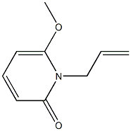 2(1H)-Pyridinone,6-methoxy-1-(2-propenyl)-(9CI) 结构式