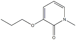2(1H)-Pyridinone,1-methyl-3-propoxy-(9CI) 结构式