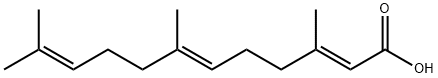 (E,E)法尼酸(2E,6E,10E)- 3,7,11,-三甲酯 结构式