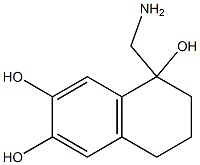 1,6,7-Naphthalenetriol,1-(aminomethyl)-1,2,3,4-tetrahydro-(9CI) 结构式