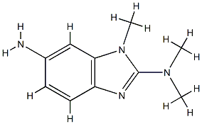 1H-Benzimidazole-2,6-diamine,N2,N2,1-trimethyl-(9CI) 结构式