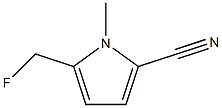 1H-Pyrrole-2-carbonitrile,5-(fluoromethyl)-1-methyl-(9CI) 结构式