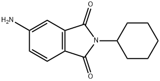 5-amino-2-cyclohexyl-2,3-dihydro-1H-isoindole-1,3-dione 结构式