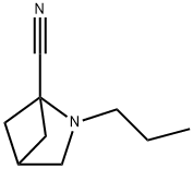 2-Azabicyclo[2.1.1]hexane-1-carbonitrile,2-propyl-(9CI) 结构式