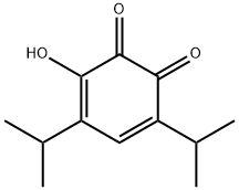 3,5-Cyclohexadiene-1,2-dione,3-hydroxy-4,6-bis(1-methylethyl)-(9CI) 结构式