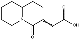 2-Butenoicacid,4-(2-ethyl-1-piperidinyl)-4-oxo-(9CI) 结构式