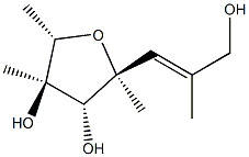 manno-Oct-2-enitol, 4,7-anhydro-2,3,7-trideoxy-2-methyl-4,6-di-C-methyl-, (2E)- (9CI) 结构式