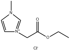 1-乙酯甲基-3-甲基咪唑氯盐 结构式