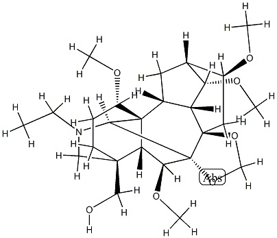 7,8-methylenedioxylycoctonine 结构式