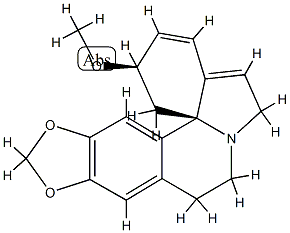 刺桐靈鹼 结构式