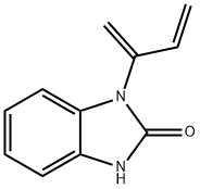 2H-Benzimidazol-2-one,1,3-dihydro-1-(1-methylene-2-propenyl)-(9CI) 结构式