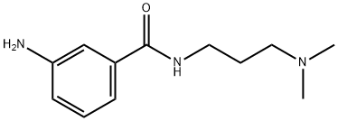 3-amino-N-[3-(dimethylamino)propyl]benzamide 结构式