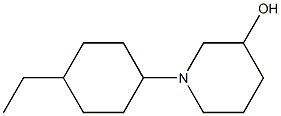 3-Piperidinol,1-(4-ethylcyclohexyl)-(9CI) 结构式