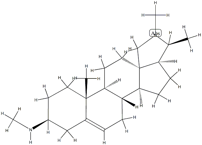 N-Methylconanin-5-en-3β-amine 结构式