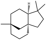 (3aS)-1,2,3,4,5,6,7,8,9,9aα-Decahydro-1,1,7-trimethyl-3aβ,7β-methano-3aH-cyclopentacyclooctene 结构式
