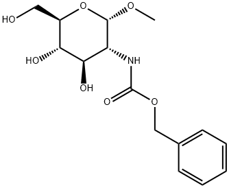 Methyl2-deoxy-2-[[(phenylmethoxy)carbonyl]amino]-alpha-D-glucopyranoside 结构式