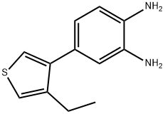 1,2-Benzenediamine,4-(4-ethyl-3-thienyl)-(9CI) 结构式