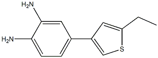 1,2-Benzenediamine,4-(5-ethyl-3-thienyl)-(9CI) 结构式